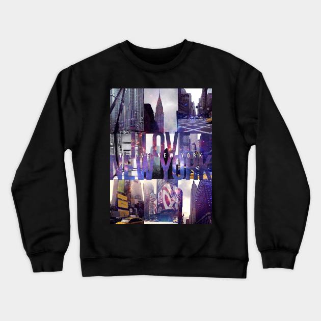 New York Crewneck Sweatshirt by JavierMartinez